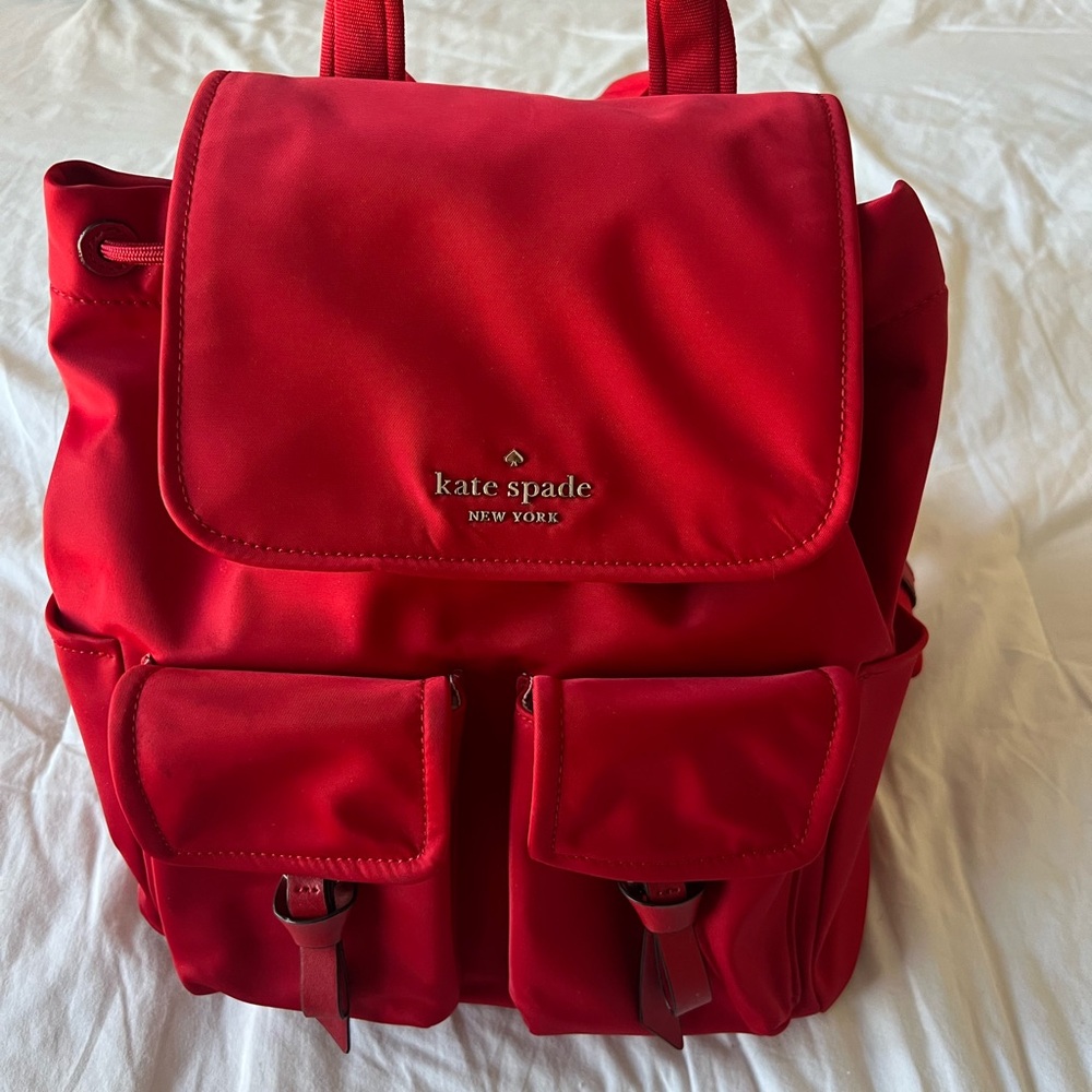 Kate Spade Red Backpack